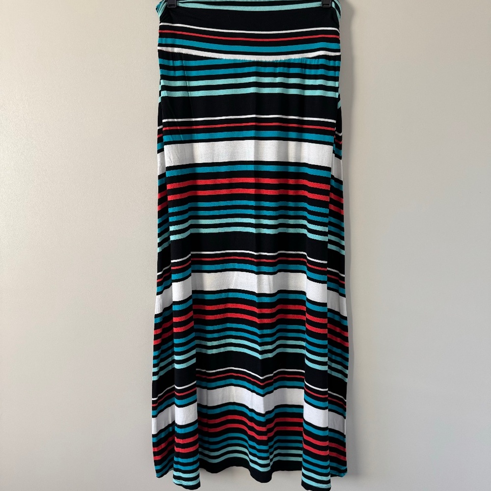 Merona Gathered Waist Maxi Skirt Size M